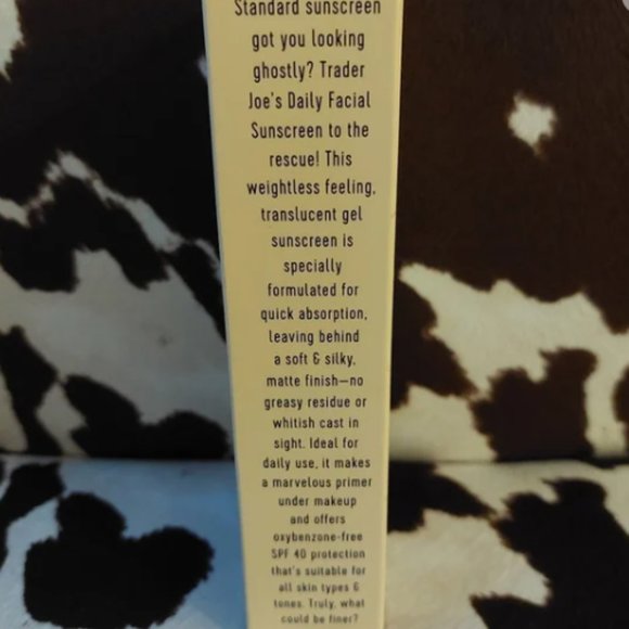 New Trader Joe's Daily Facial Sunscreen SPF 40 - Picture 7 of 8